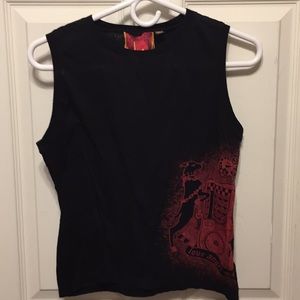 L.A.M.B crest muscle tank